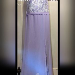 NWT JJS House Lilac formal dress custom sized with a 41" bust and a 38" waist